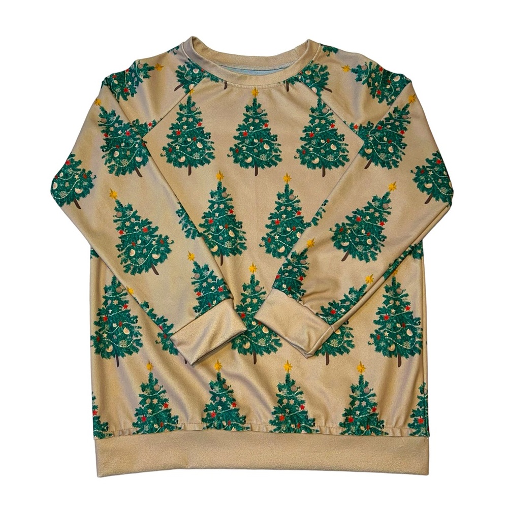 Christmas Tree Boyfriend Sweatshirt M
